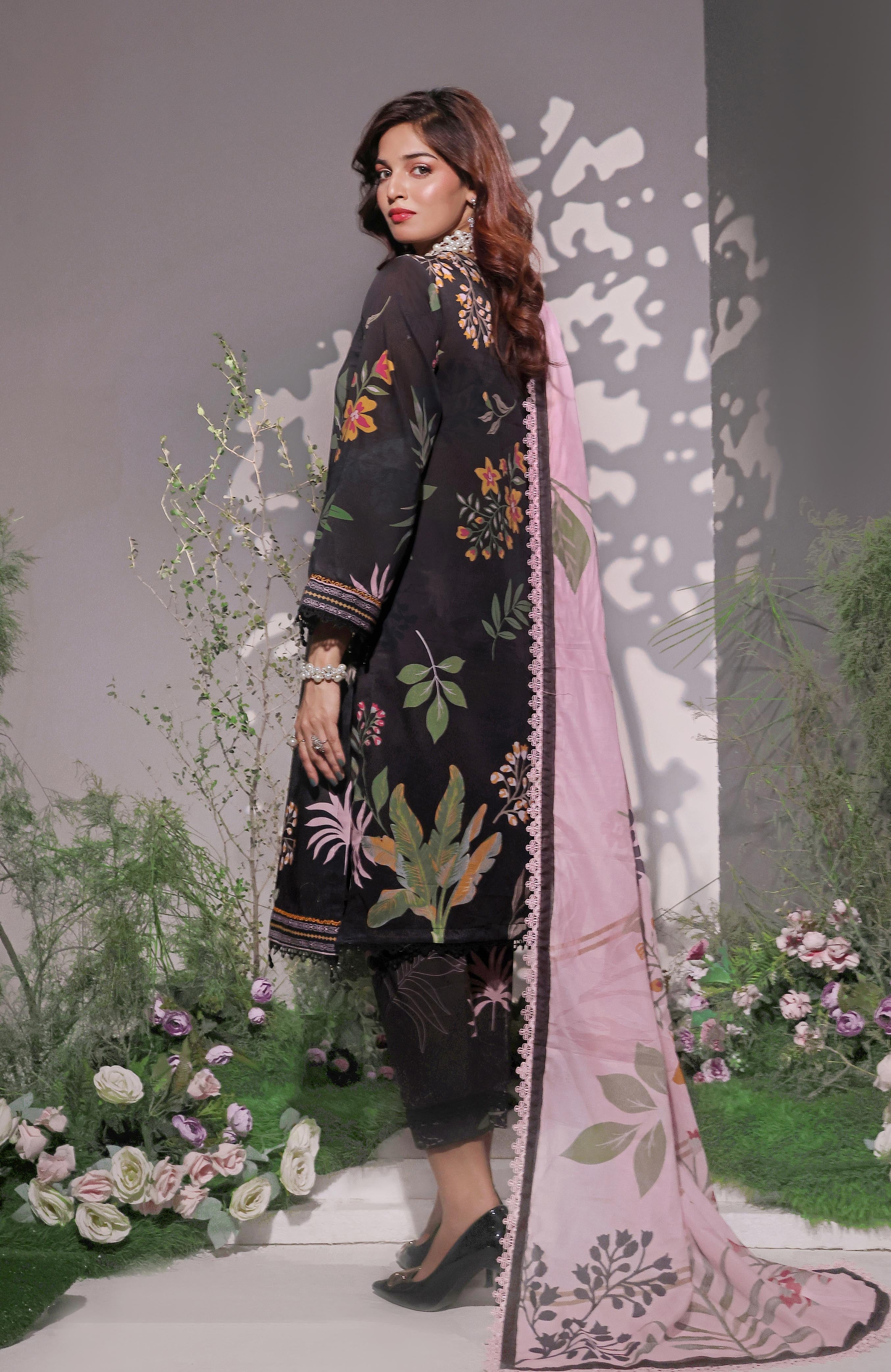 Zarka’s Printed Lawn Series by Al Zohaib – Coco Cords Vol. 3 3-Piece Unstitched Lawn (ZC-CC-3-25-01)