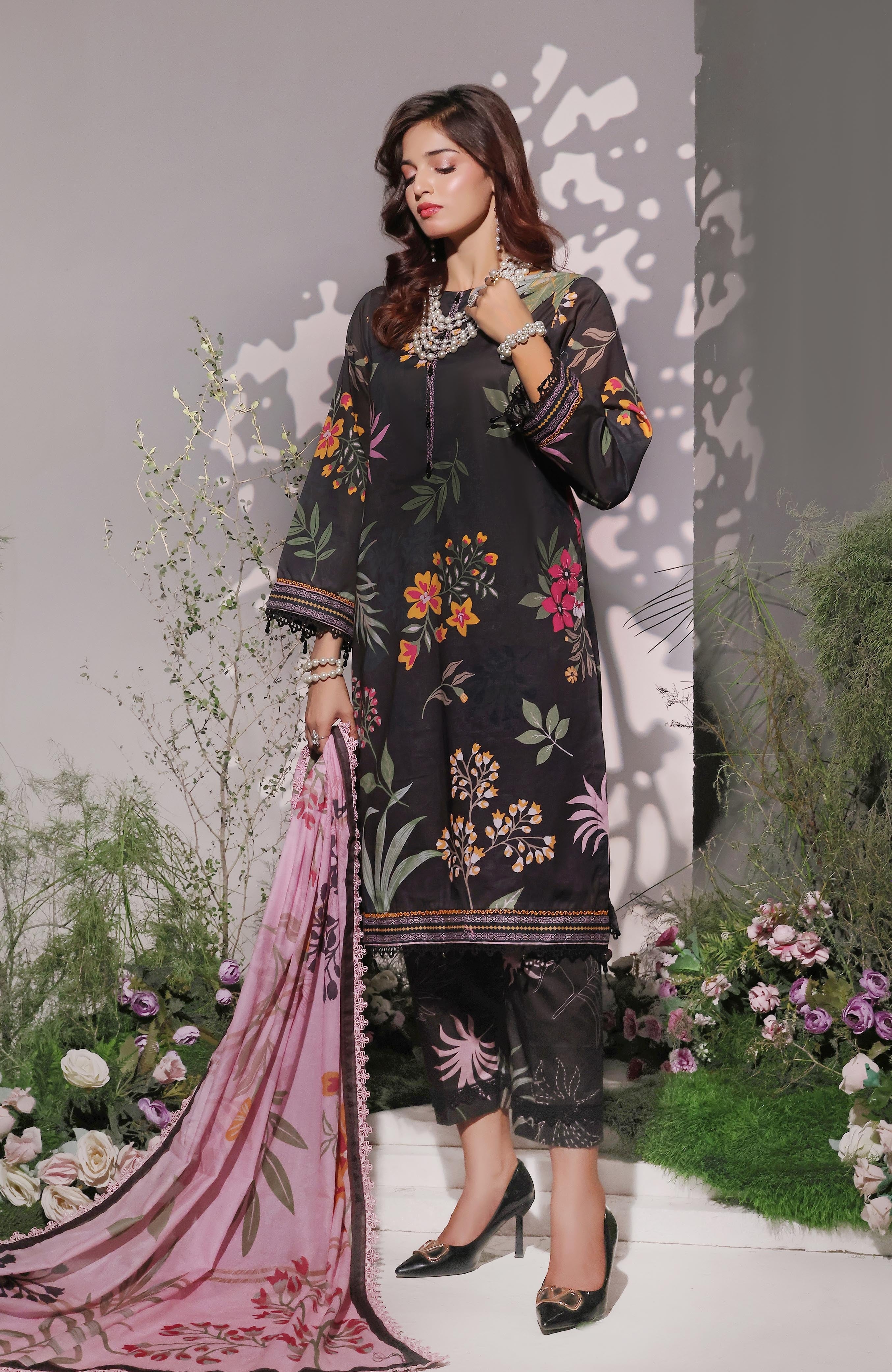 Zarka’s Printed Lawn Series by Al Zohaib – Coco Cords Vol. 3 3-Piece Unstitched Lawn (ZC-CC-3-25-01)