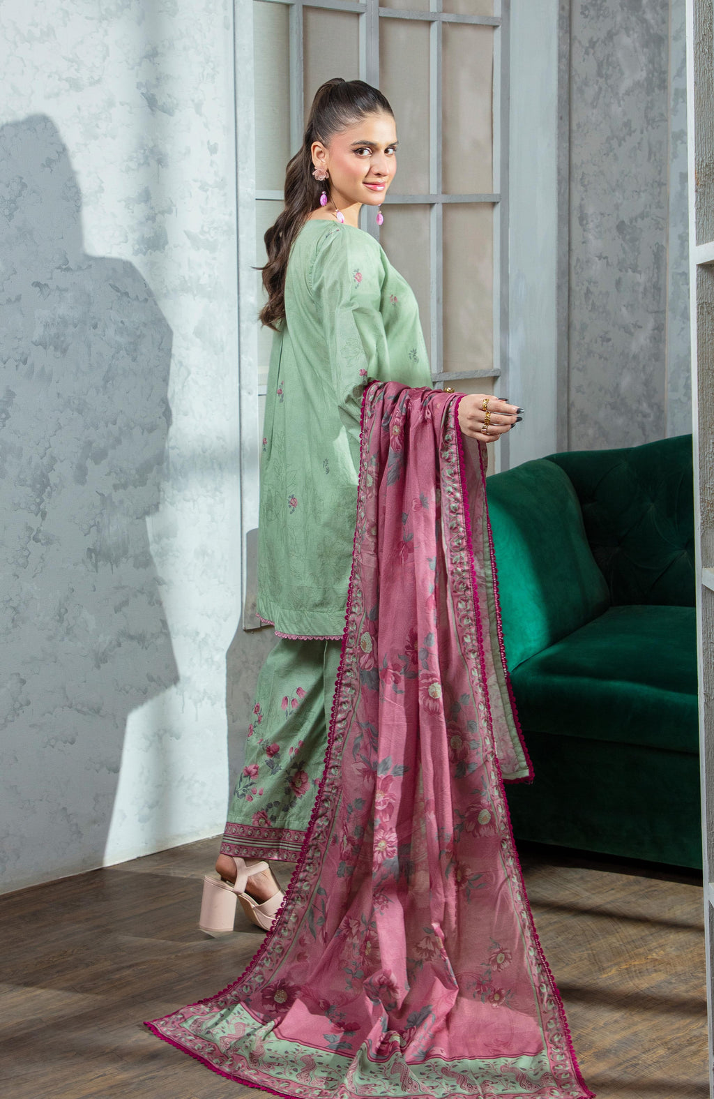 Zarka’s Printed Lawn Series by Al Zohaib – Coco Cords 3-Piece Unstitched Lawn (ZC-CC-26-10)