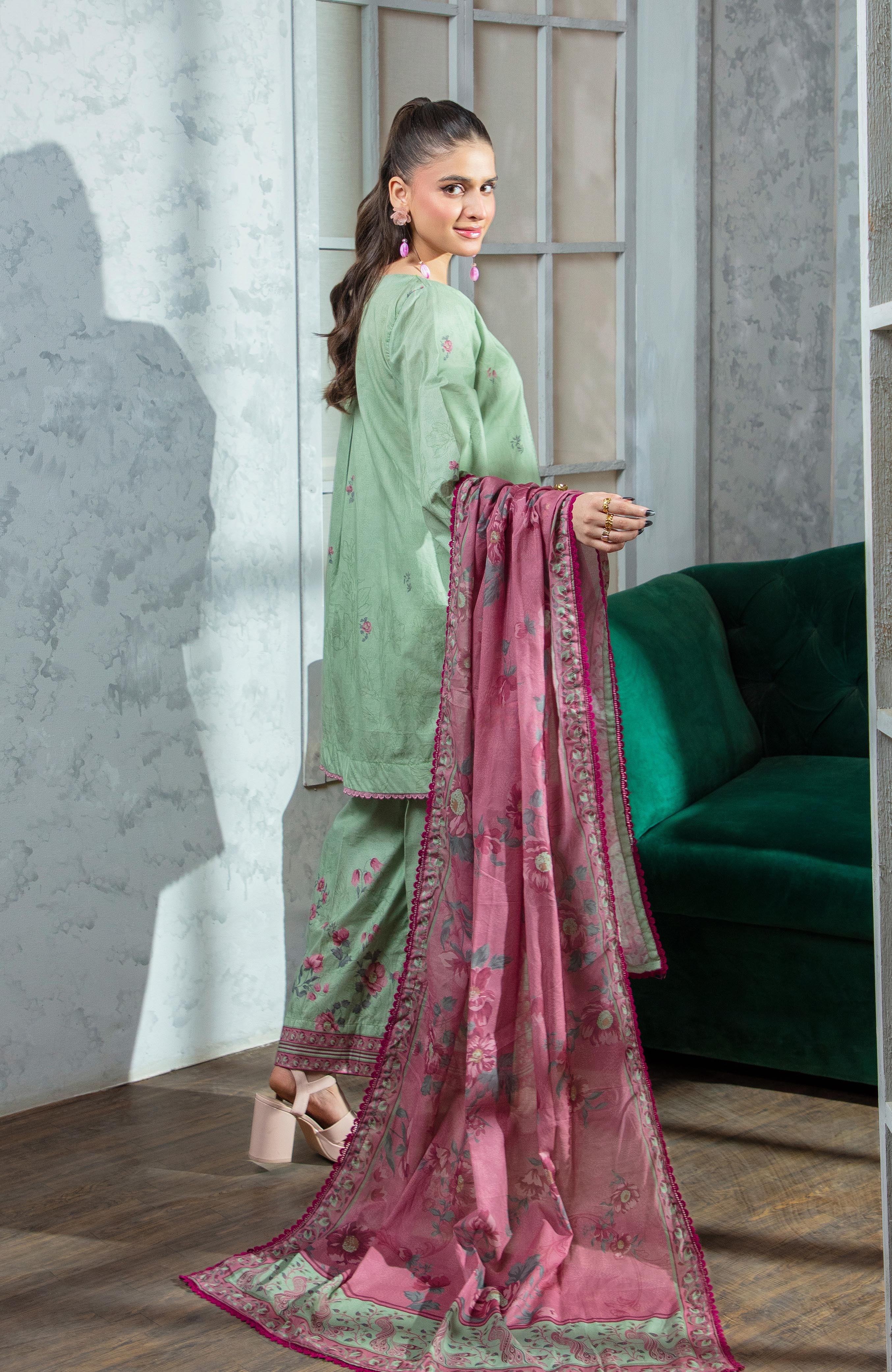 Zarka’s Printed Lawn Series by Al Zohaib – Coco Cords 3-Piece Unstitched Lawn (ZC-CC-26-10)