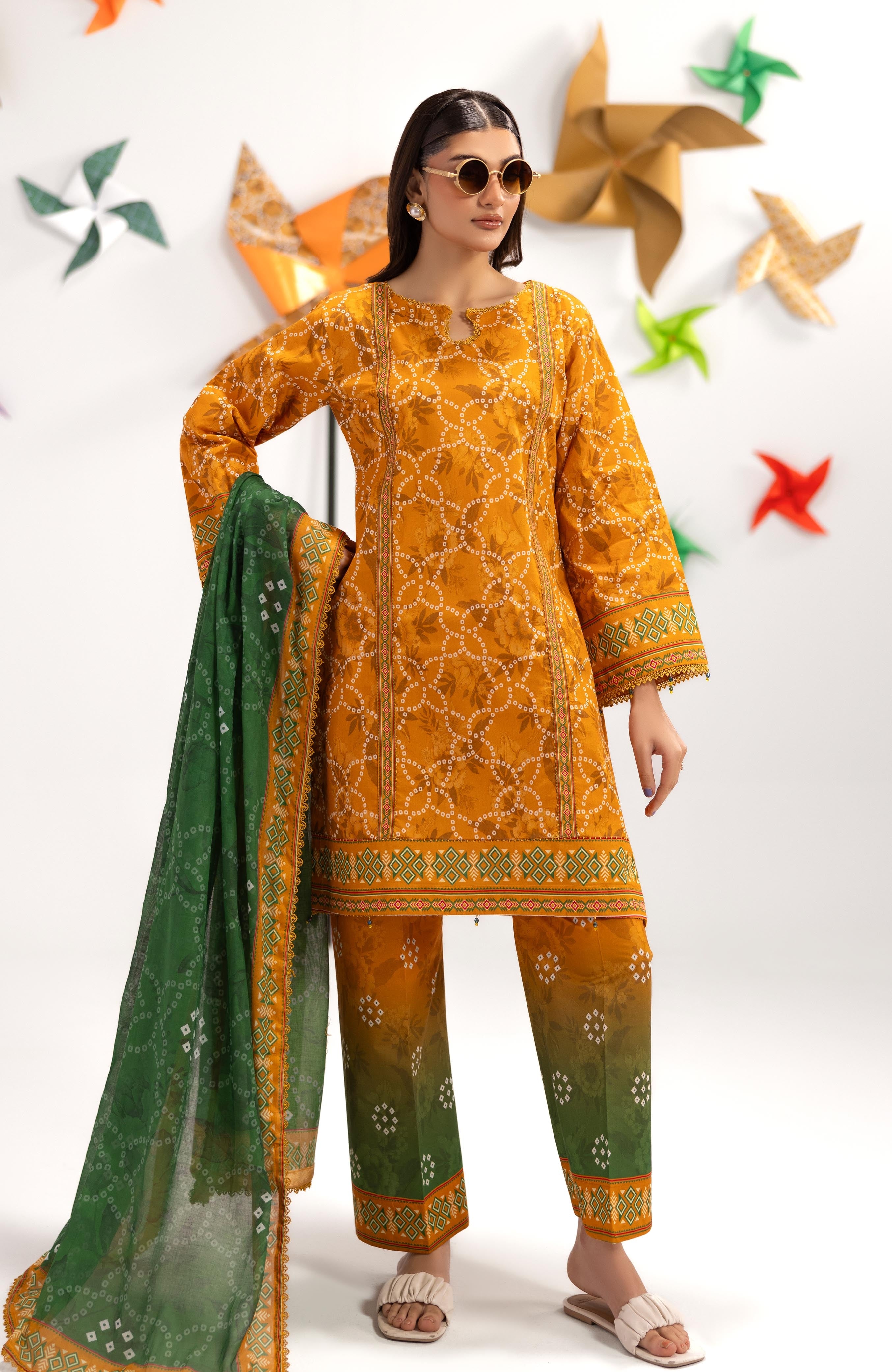 Zarka’s Printed Lawn Series by Al Zohaib – Coco Popup 3-Piece Unstitched Lawn (ZC-CPP-26-02)