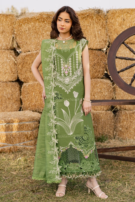 Zarka's Collection SQU-05 | 3 PC Luxury Lawn by Parishay