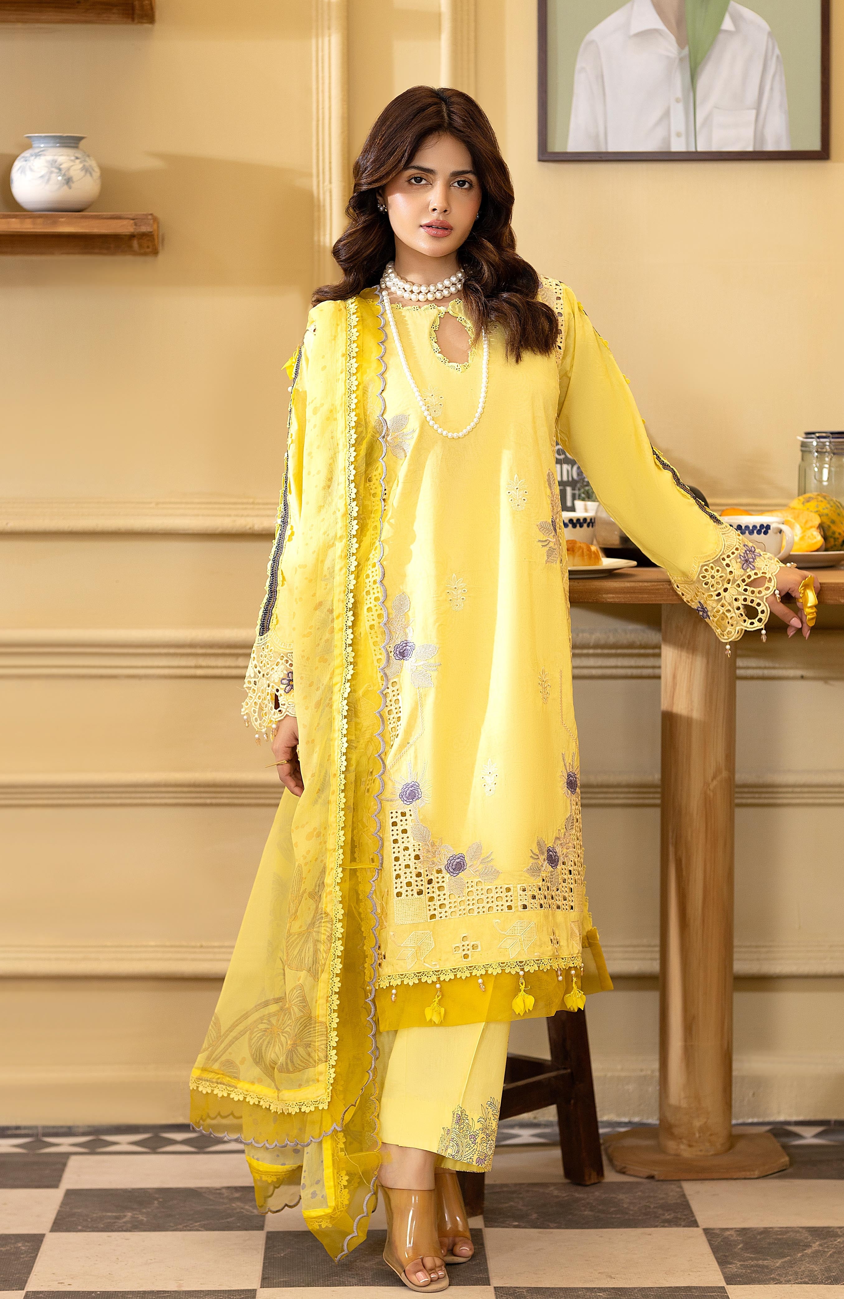 Zarka’s Luxury Lawn by Al Zohaib – Embroidered Chikankari 3-Piece Unstitched (ZC-26-10)