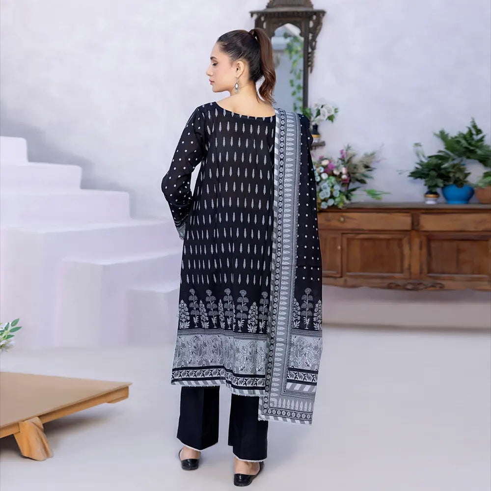 Zarka's Collection ZC-BNW-010 | 3 PC Printed Lawn by Regalia