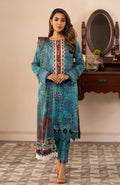 Zarka’s Luxury Lawn by Al Zohaib – Chikankari Chiffon Dupatta 3-Piece Unstitched (ZC-SBEC-24-04)