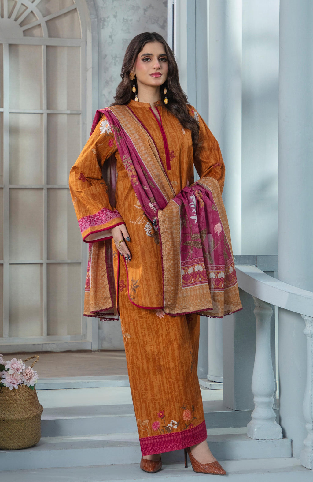 Zarka’s Printed Lawn Series by Al Zohaib – Coco Cords 3-Piece Unstitched Lawn (ZC-CC-26-11)