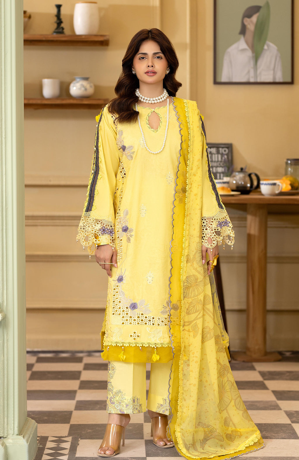 Zarka’s Luxury Lawn by Al Zohaib – Embroidered Chikankari 3-Piece Unstitched (ZC-26-10)