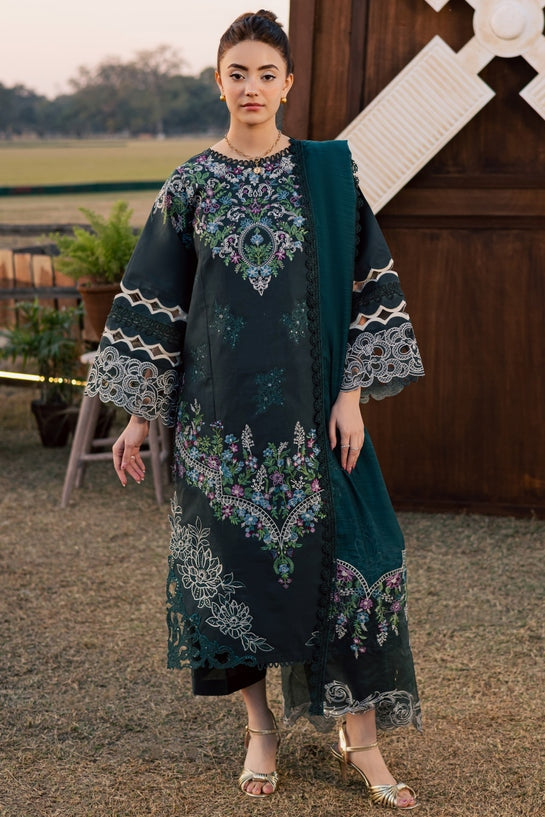Zarka's Collection SQU-16 | 3 PC Luxury Lawn by Parishay