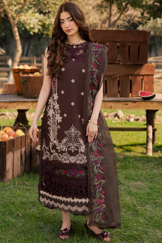 Zarka's Collection SQU-06 | 3 PC Luxury Lawn by Parishay