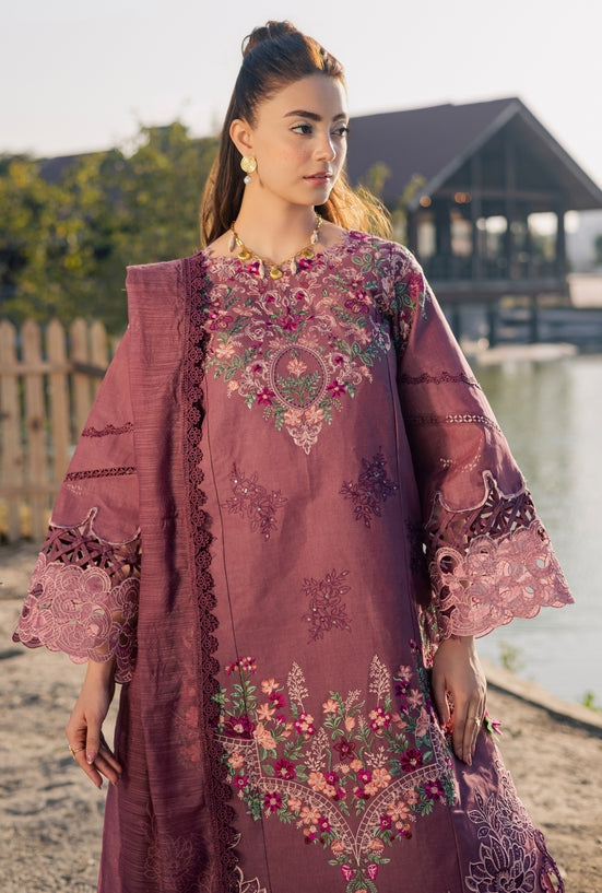 Zarka's Collection SQU-03 | 3 PC Luxury Lawn by Parishay