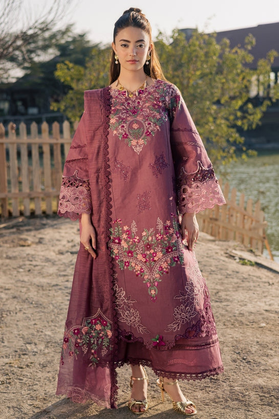 Zarka's Collection SQU-03 | 3 PC Luxury Lawn by Parishay