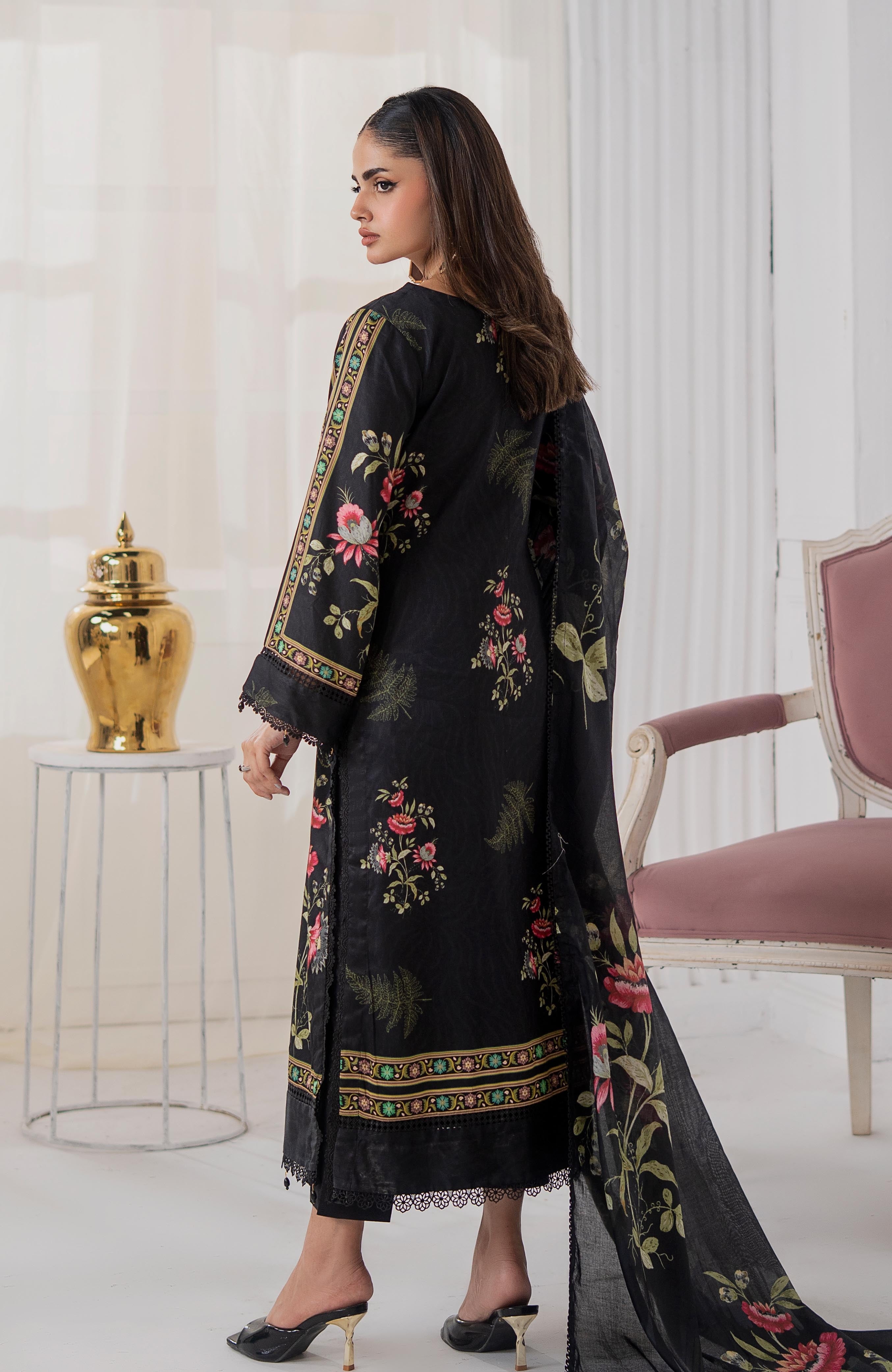 Zarka’s Printed Lawn by Al Zohaib – 3-Piece Digital Printed Suite (ZC-SCS-25-02)