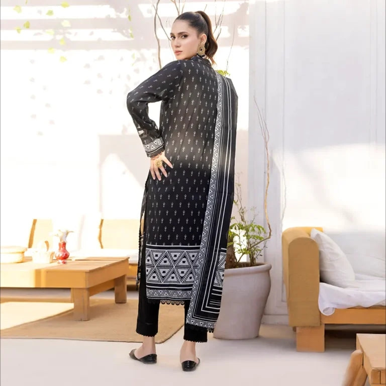 Zarka's Collection ZC-BNW-002 | 3 PC Printed Lawn by Regalia