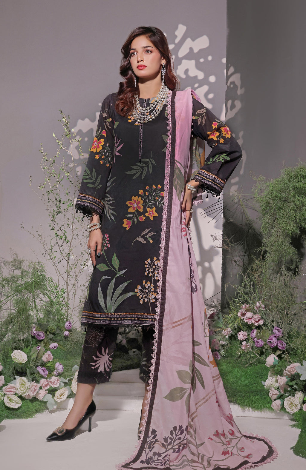 Zarka’s Printed Lawn Series by Al Zohaib – Coco Cords Vol. 3 3-Piece Unstitched Lawn (ZC-CC-3-25-01)