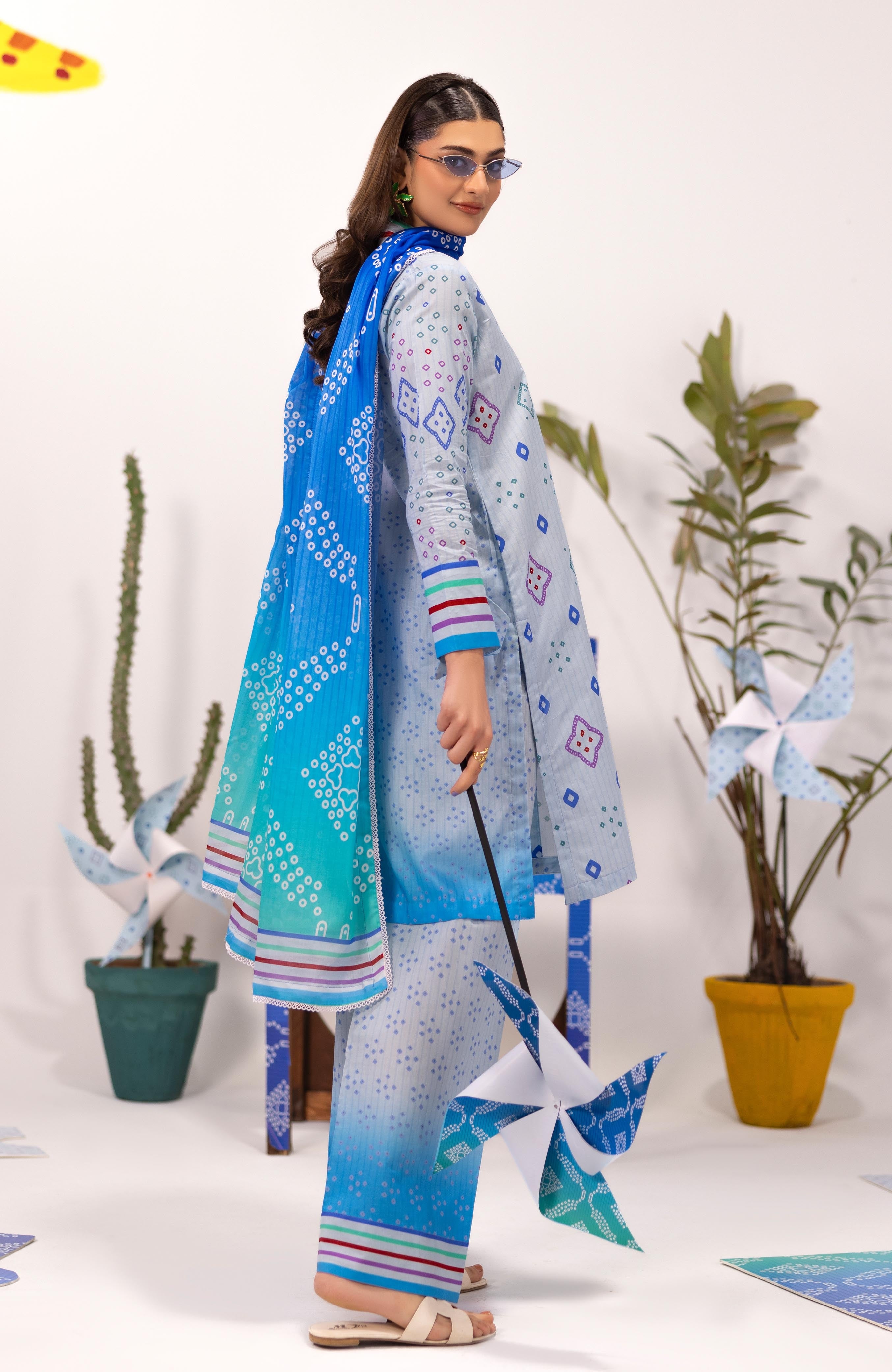 Zarka’s Printed Lawn Series by Al Zohaib – Coco Popup 3-Piece Unstitched Lawn (ZC-CPP-26-04)