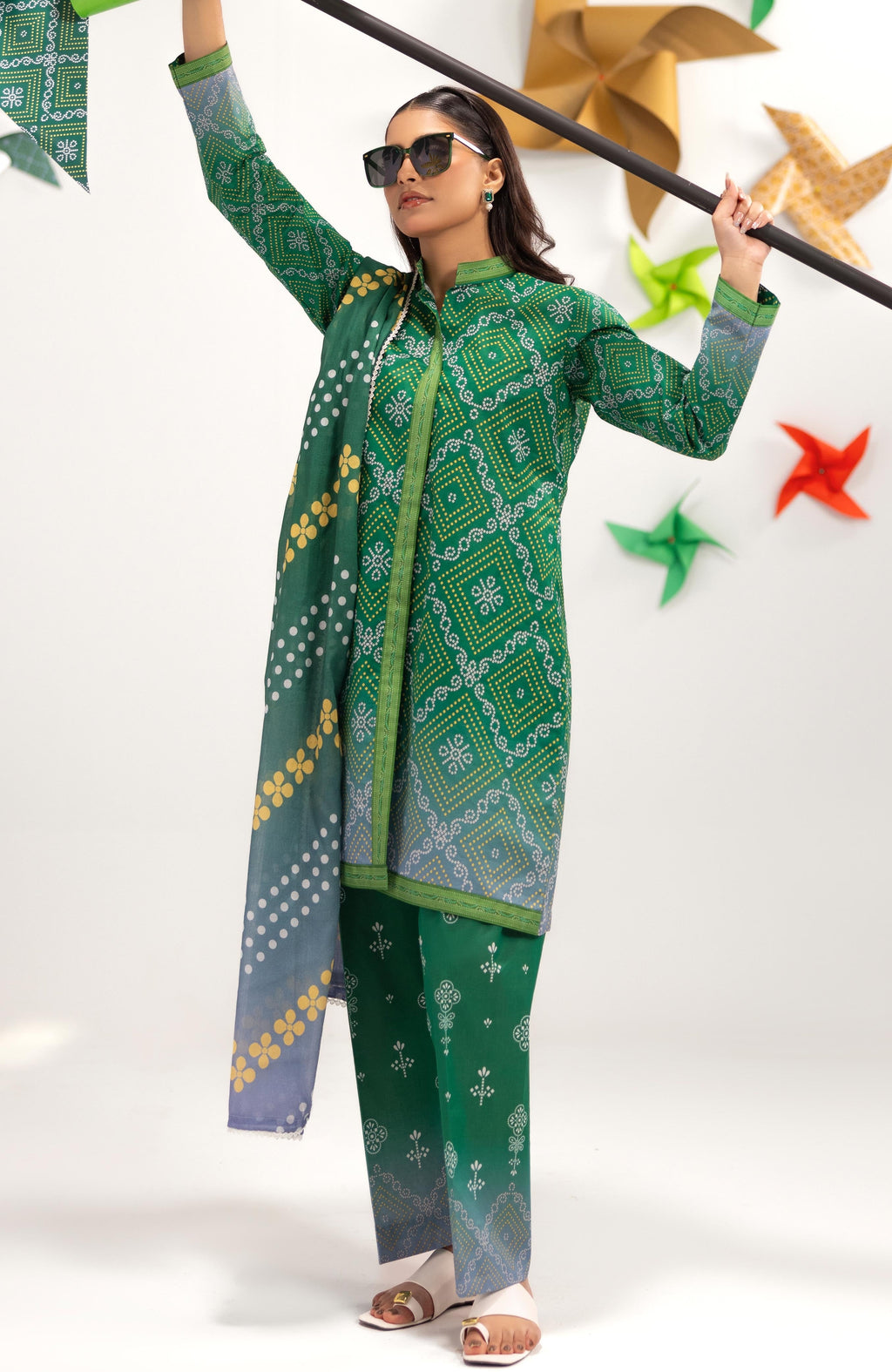 Zarka’s Printed Lawn Series by Al Zohaib – Coco Popup 3-Piece Unstitched Lawn (ZC-CPP-26-01)