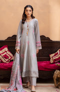 Zarka’s Luxury Lawn by Al Zohaib – Premium Chikankari Self-Jacquard 3-Piece (ZC-SBP-24-02)