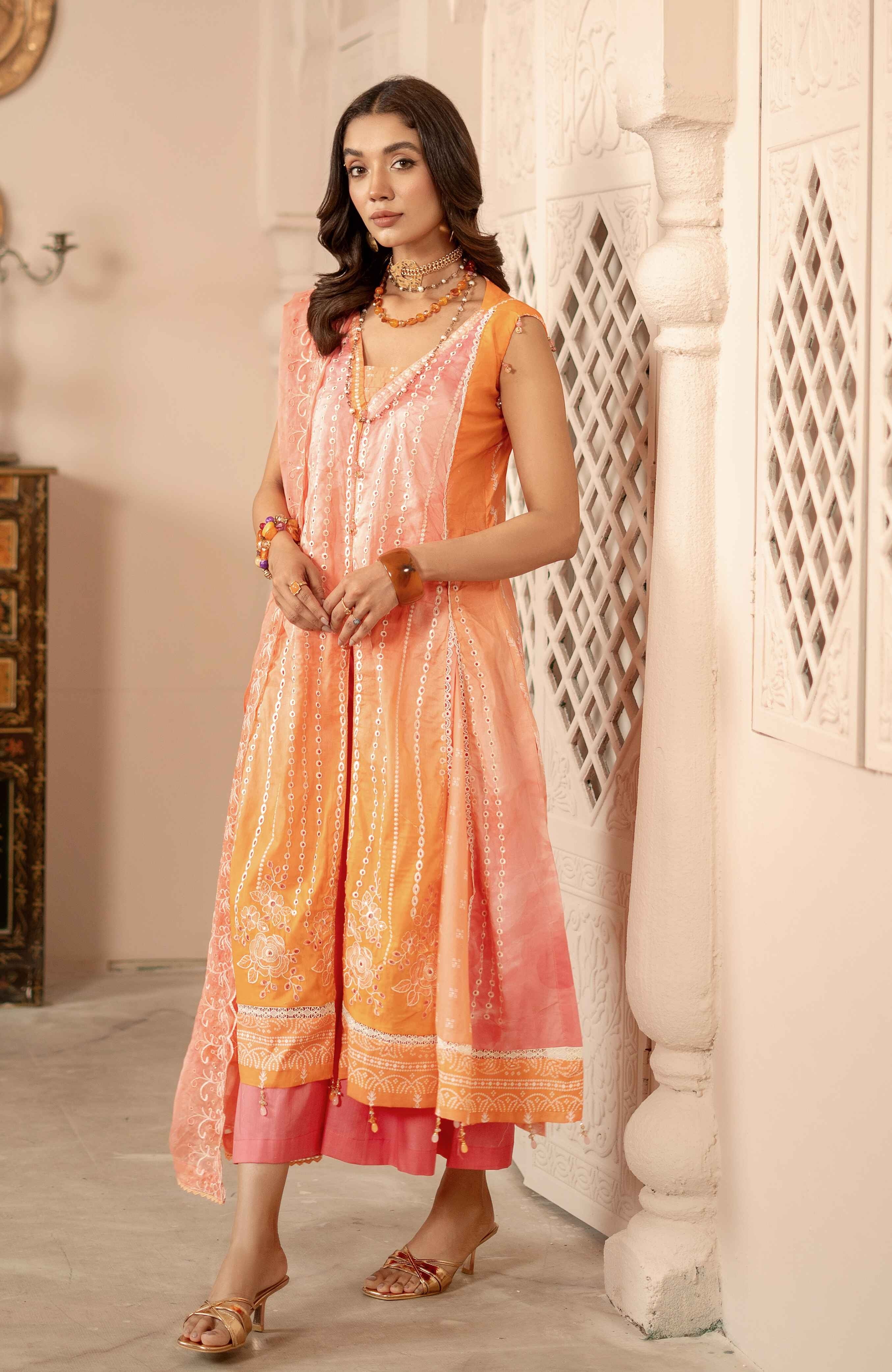 Zarka’s Luxury Lawn by Al Zohaib – Full Embroidered Chikankari & Cutwork 3-Piece (ZC-SBP-25-04)