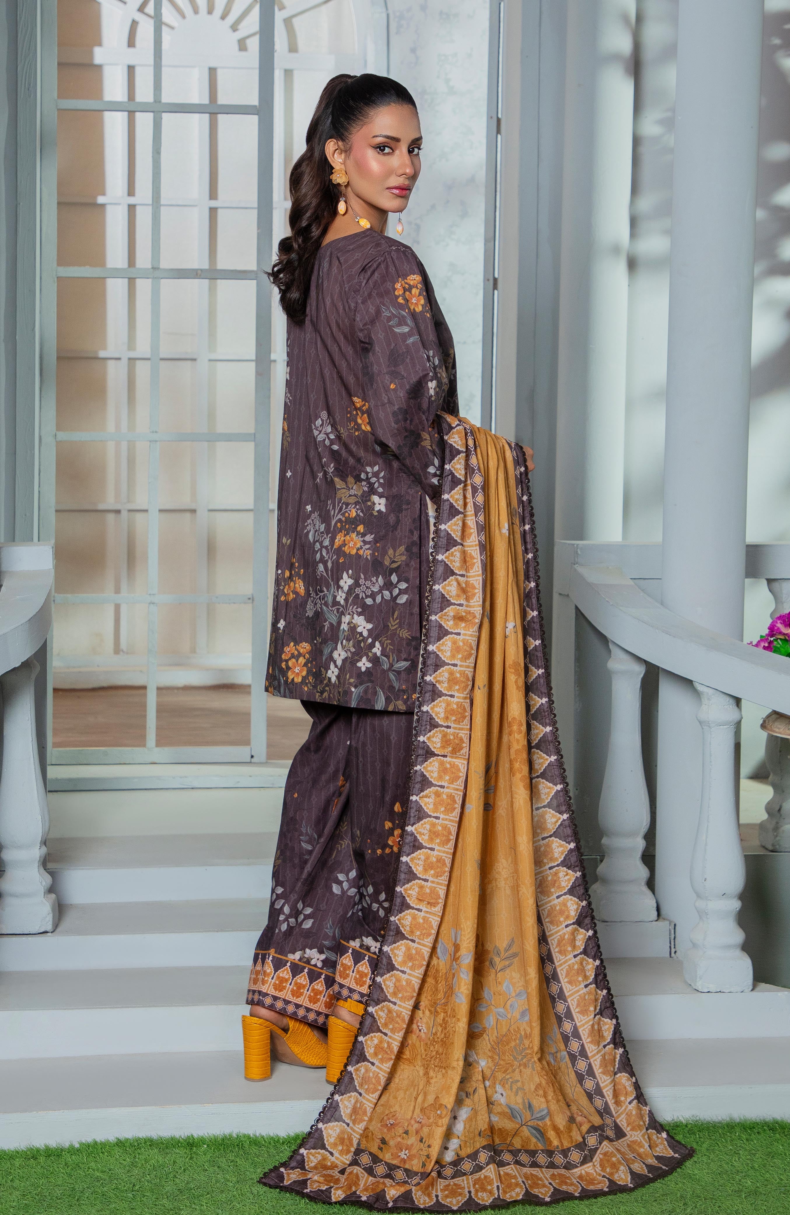 Zarka’s Printed Lawn Series by Al Zohaib – Coco Cords 3-Piece Unstitched Lawn (ZC-CC-26-05)