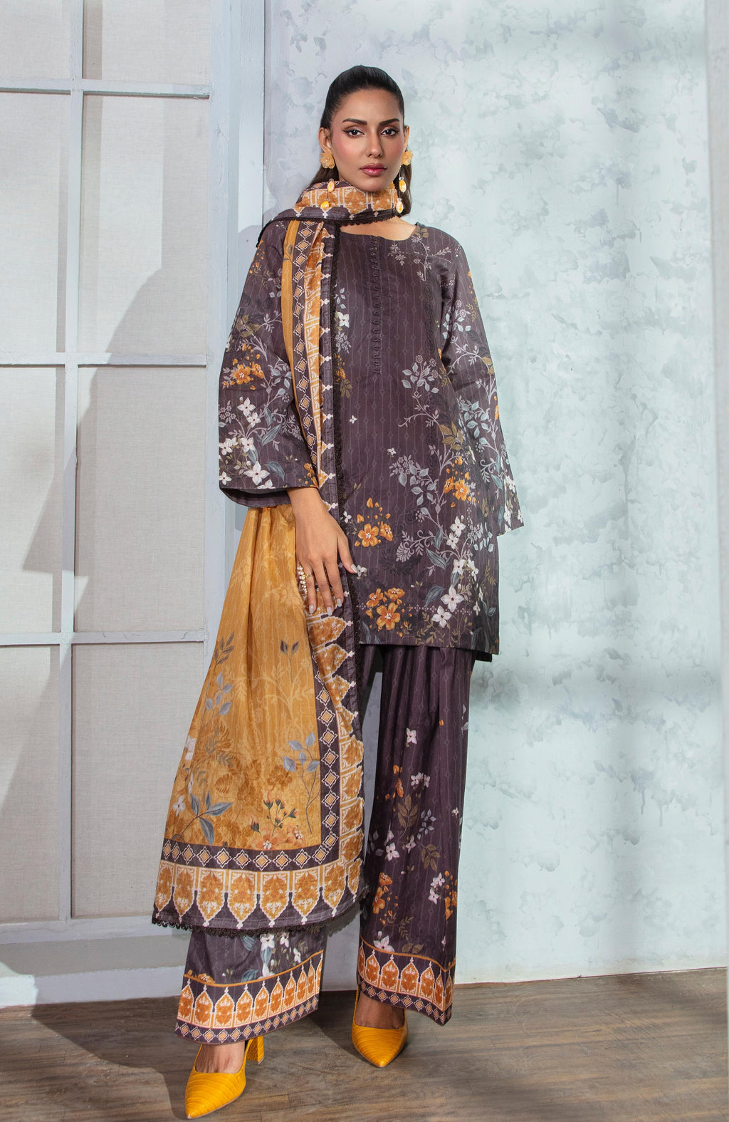 Zarka’s Printed Lawn Series by Al Zohaib – Coco Cords 3-Piece Unstitched Lawn (ZC-CC-26-05)