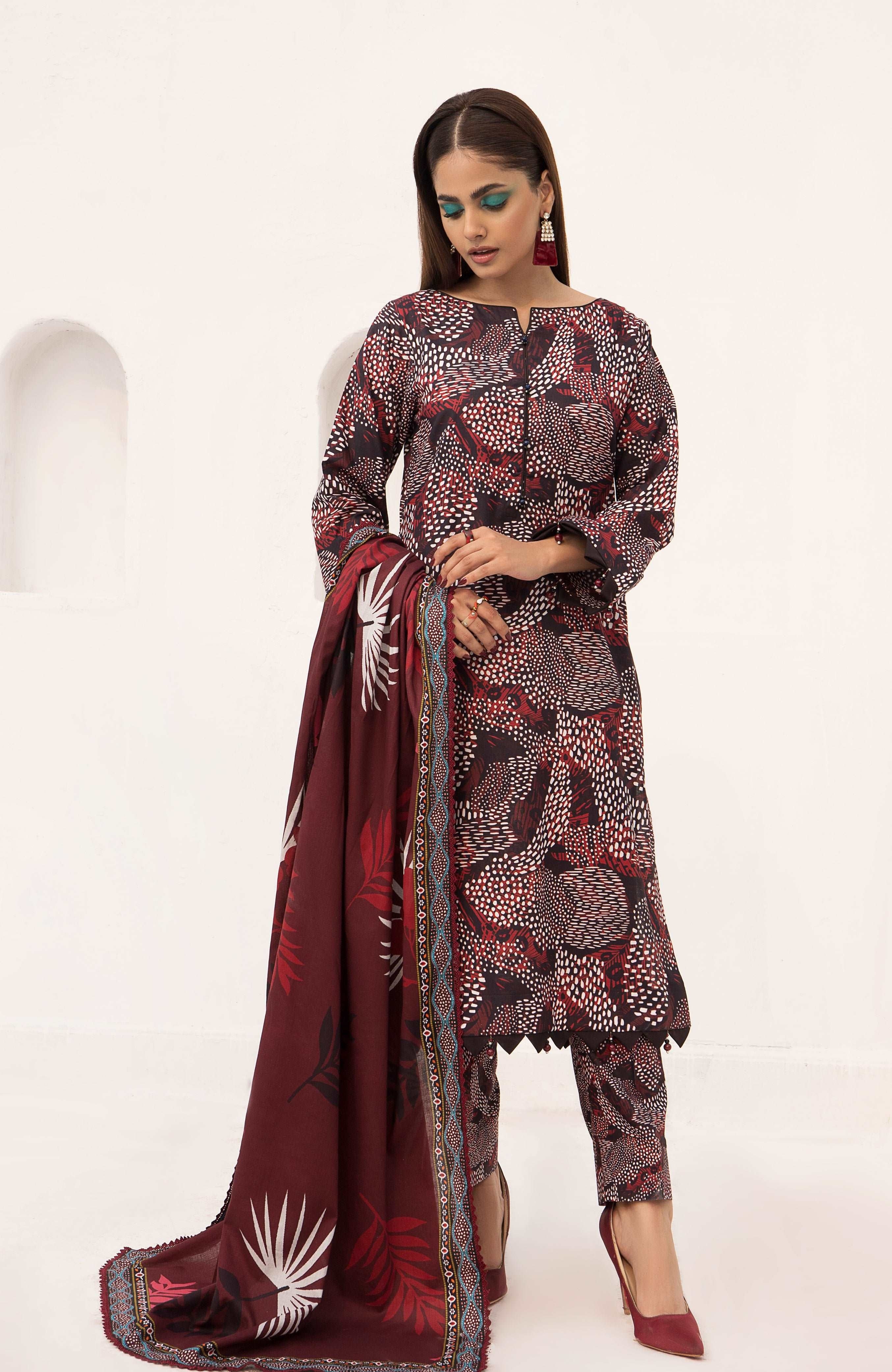 Zarka’s Printed Lawn Series by Al Zohaib – Coco Popup 3-Piece Unstitched Cambric (ZC-CPC-24-05)