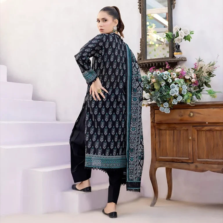 Zarka's Collection ZC-BNW-005 | 3 PC Printed Lawn by Regalia