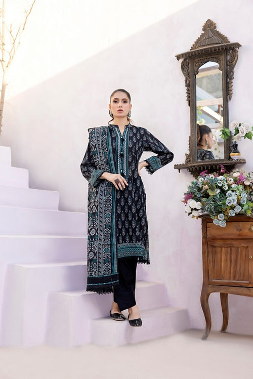 Zarka's Collection ZC-BNW-005 | 3 PC Printed Lawn by Regalia