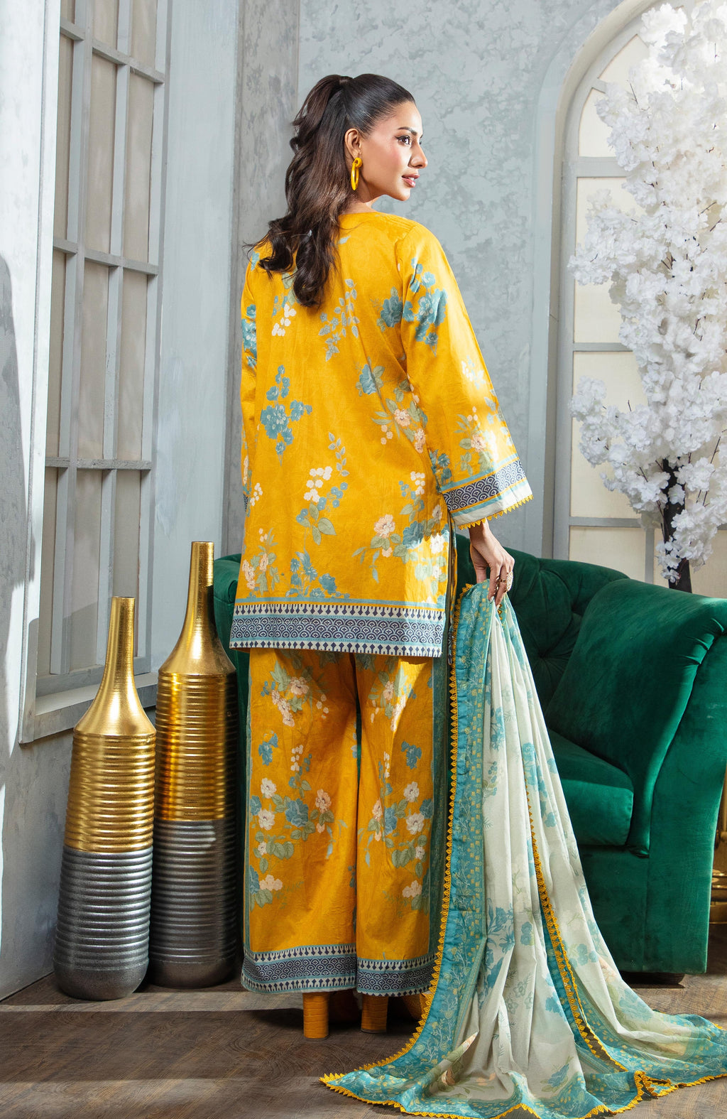 Zarka’s Printed Lawn Series by Al Zohaib – Coco Cords 3-Piece Unstitched Lawn (ZC-CC-26-06)