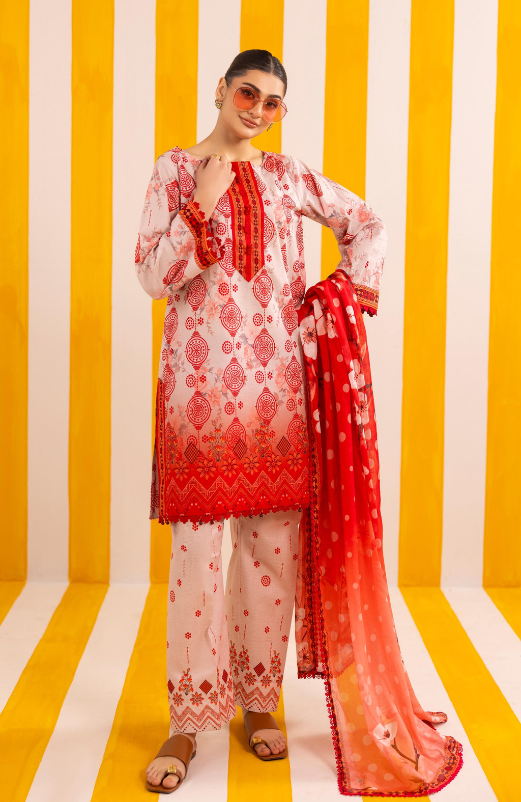 Zarka’s Printed Lawn Series by Al Zohaib – Coco Popup 3-Piece Unstitched Lawn (ZC-CPP-26-09)