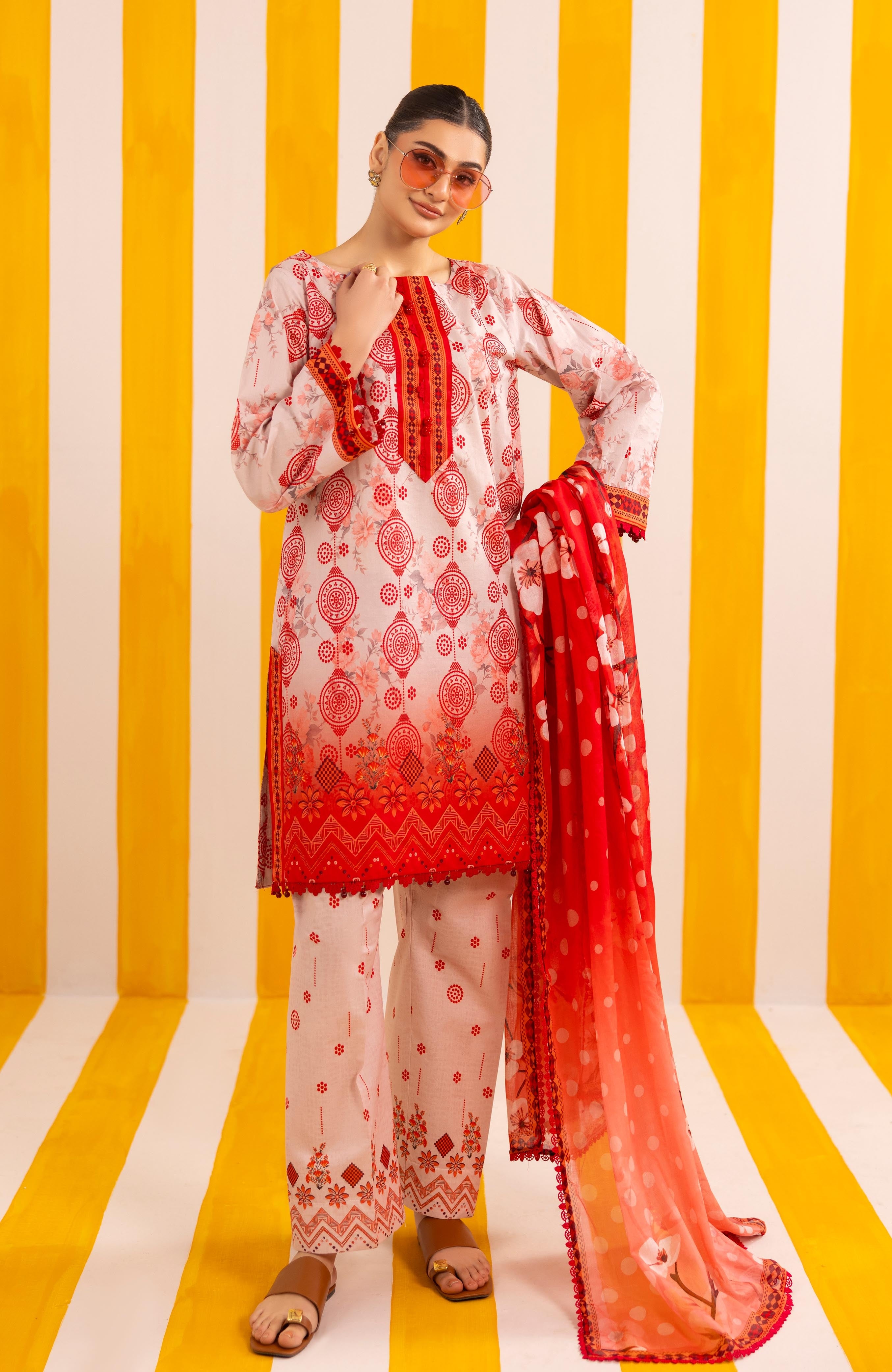 Zarka’s Printed Lawn Series by Al Zohaib – Coco Popup 3-Piece Unstitched Lawn (ZC-CPP-26-09)