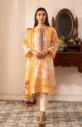Zarka’s Luxury Lawn by Al Zohaib – Chikankari Chiffon Dupatta 3-Piece Unstitched (ZC-SBEC-24-03)