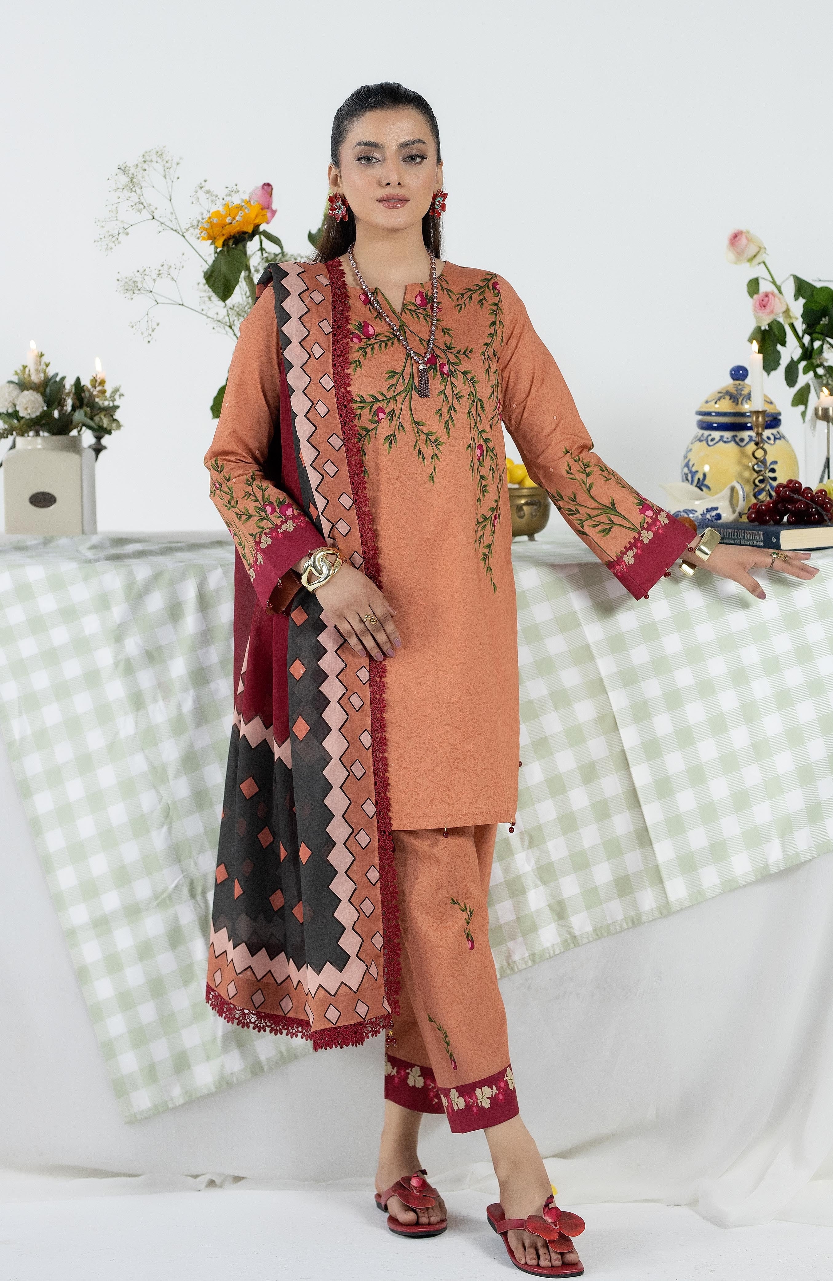 Zarka’s Printed Lawn Series by Al Zohaib – Coco Cords Vol. 2 3-Piece Unstitched Lawn (ZC-CC-2-26-05)