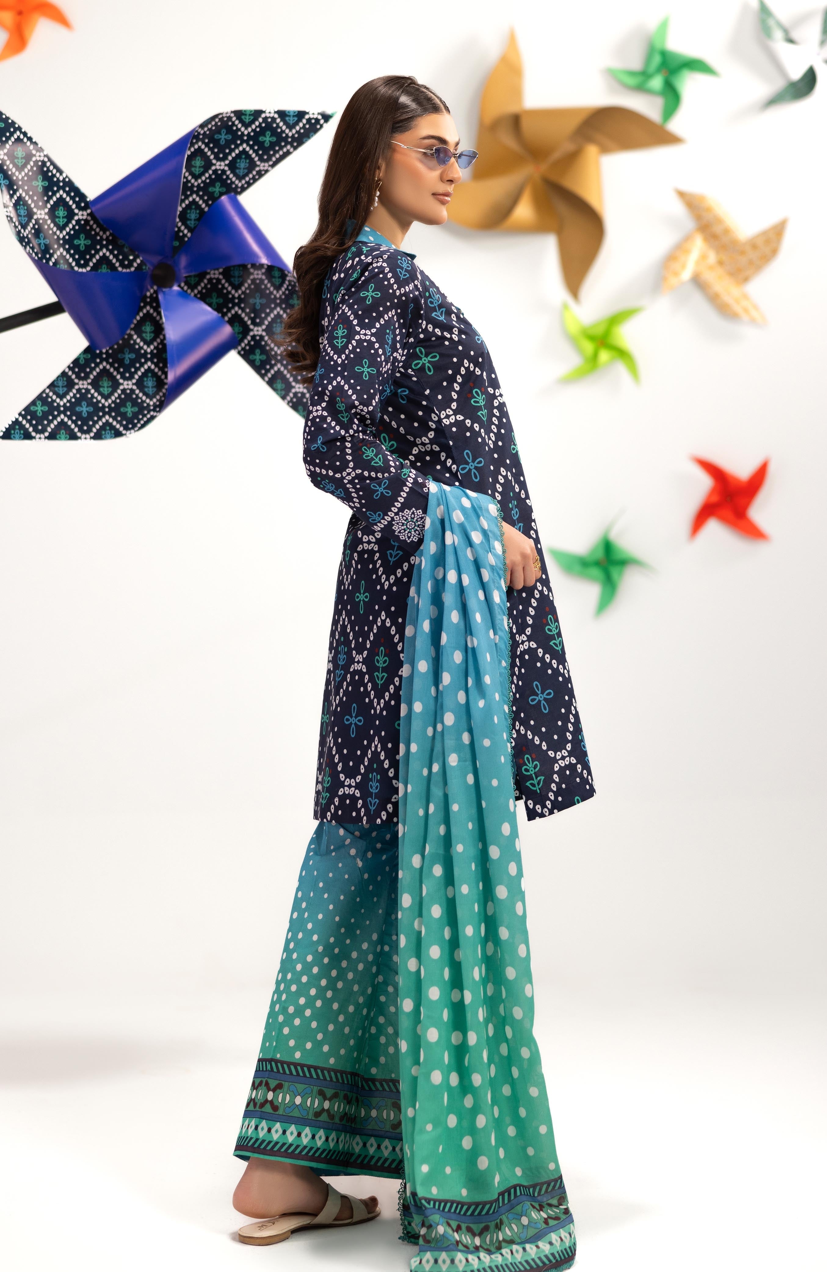 Zarka’s Printed Lawn Series by Al Zohaib – Coco Popup 3-Piece Unstitched Lawn (ZC-CPP-26-07)