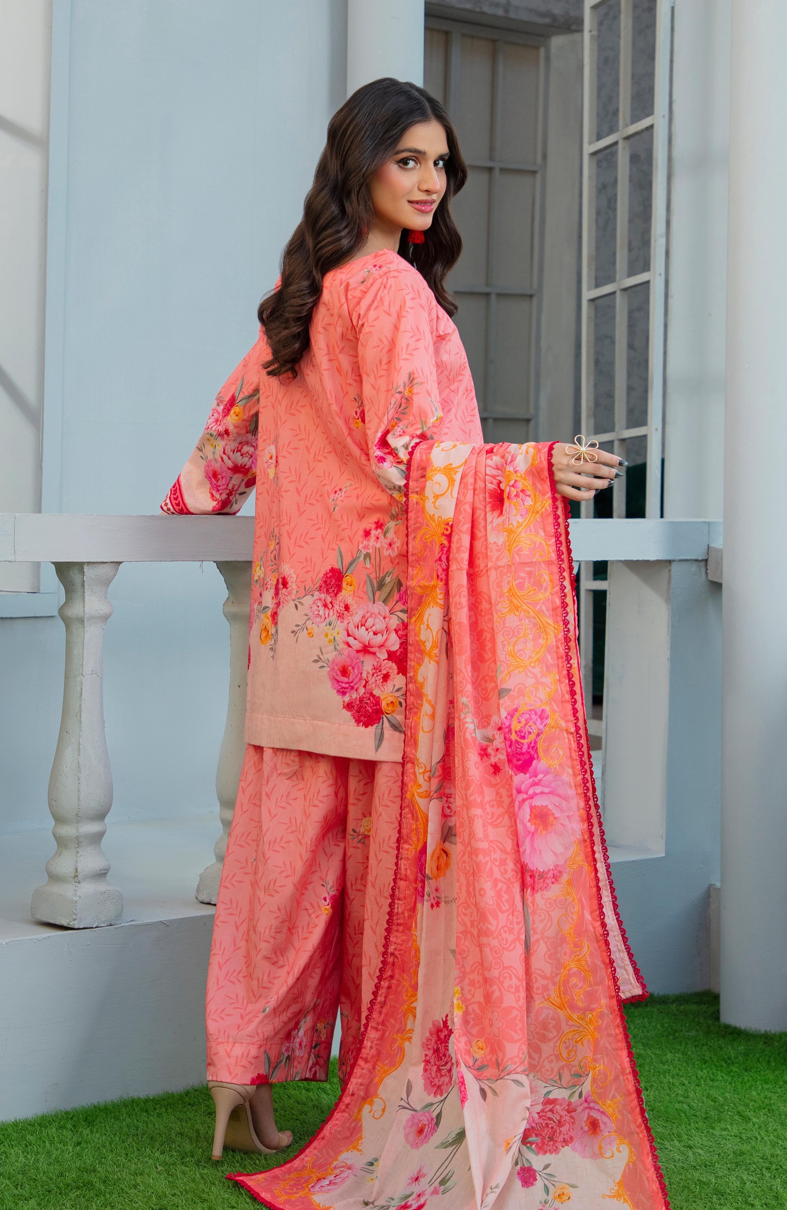 Zarka’s Printed Lawn Series by Al Zohaib – Coco Cords 3-Piece Unstitched Lawn (ZC-CC-26-08)