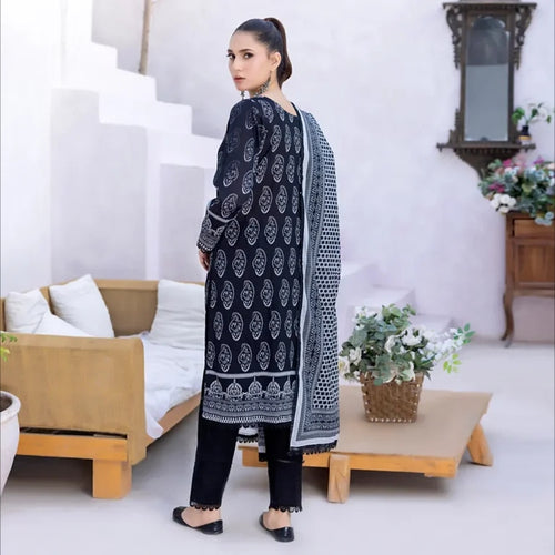 Zarka's Collection ZC-BNW-008 | 3 PC Printed Lawn by Regalia