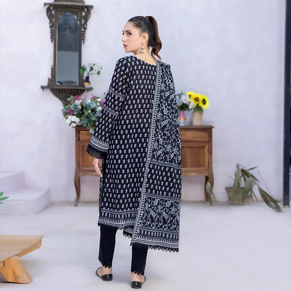 Zarka's Collection ZC-BNW-009 | 3 PC Printed Lawn by Regalia