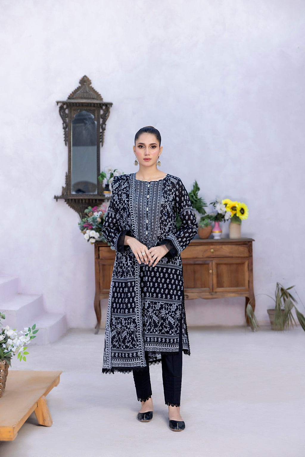 Zarka's Collection ZC-BNW-009 | 3 PC Printed Lawn by Regalia