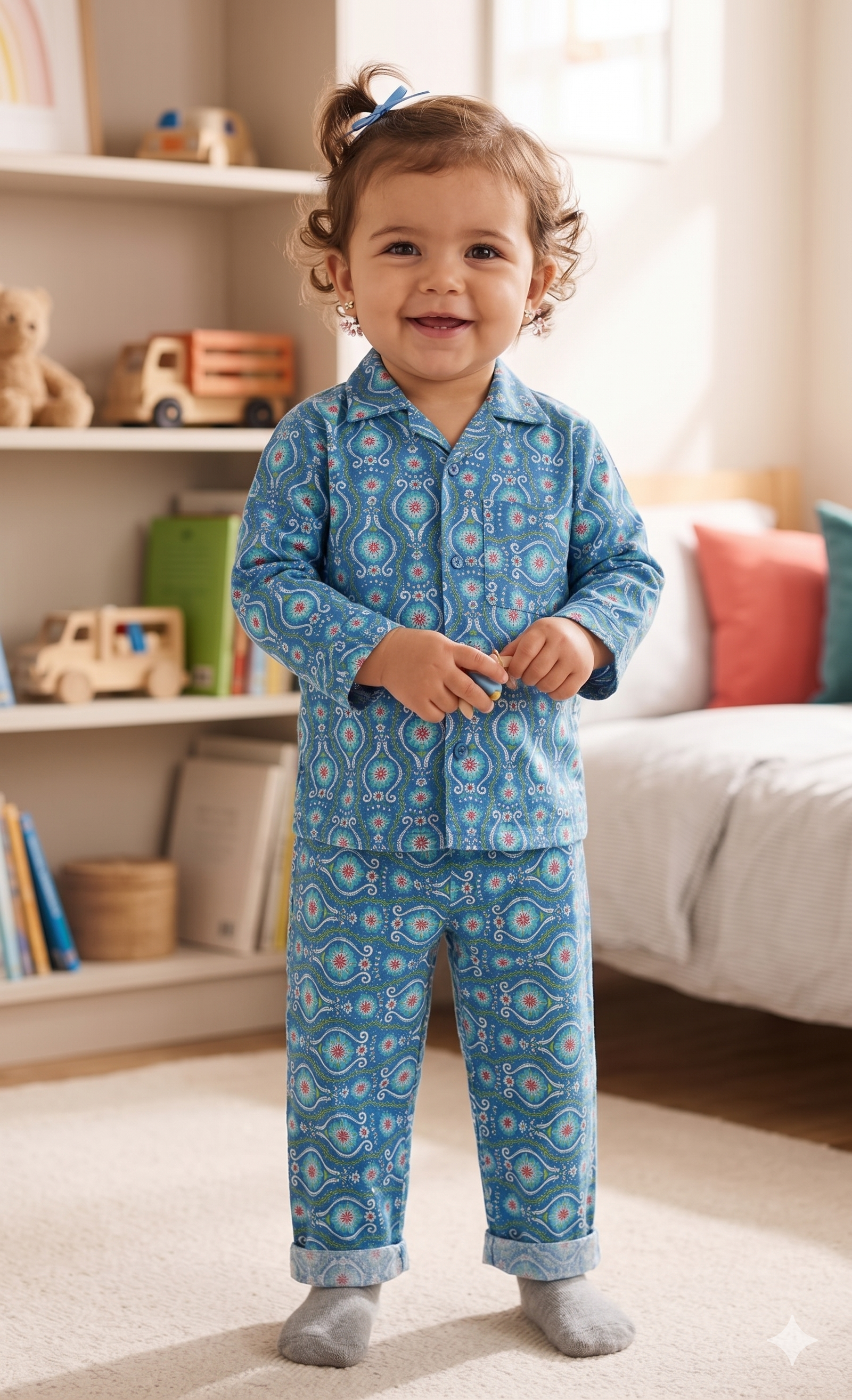 Zarka’s Junior Kids Collection ZC-KID-014 | Premium 2 PC Cotton Nightsuit