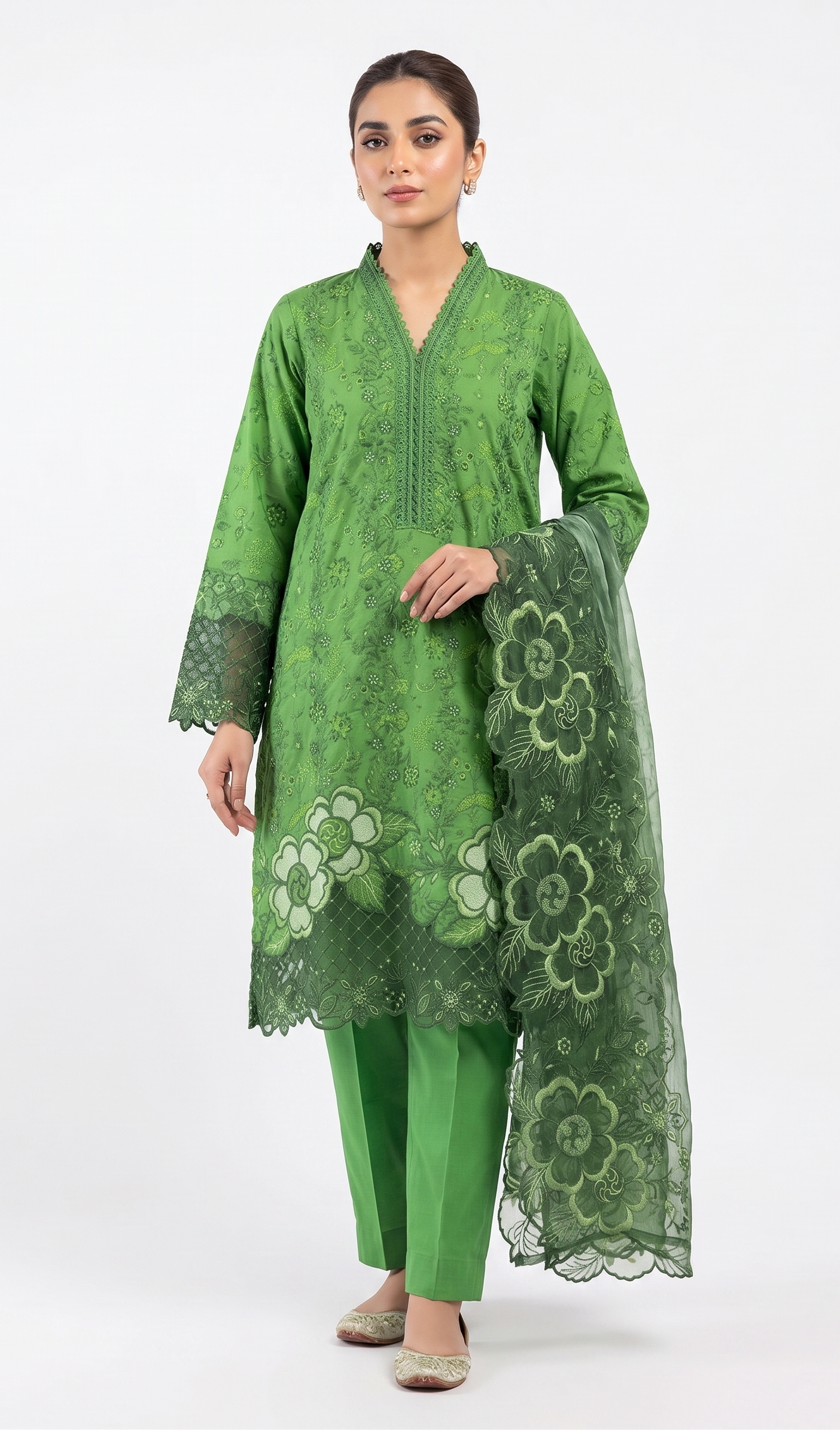 Zarka's Limited Collection ZC-LTD-002 | 3 PC Embroidered & Printed Luxury Lawn