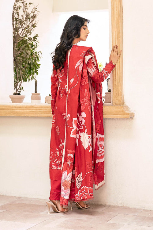 Zarka's Collection ZC-ELH-002 | 3 PC Printed Lawn by Maria B