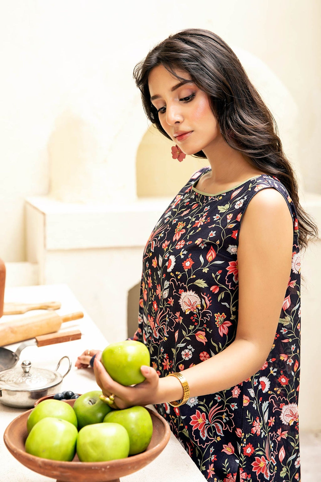Zarka's Collection ZC-ELH-008 | 3 PC Printed Lawn by Maria B